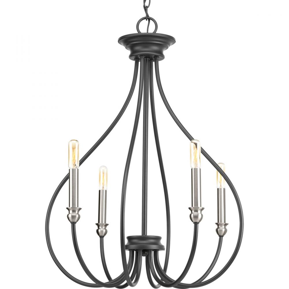 Whisp 4-60W CAND CHANDELIER