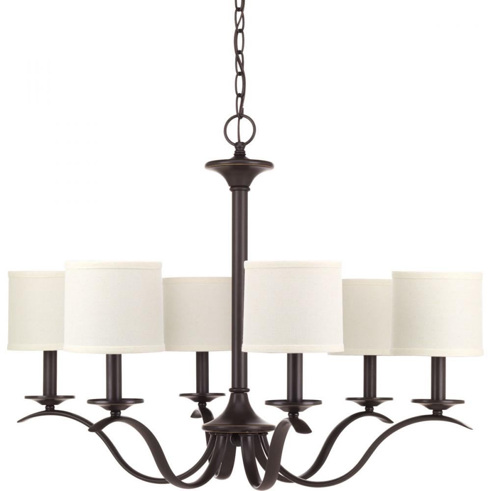 6-60W CAND CHANDELIER