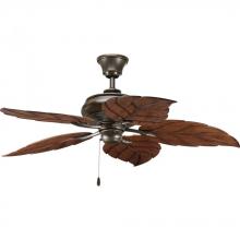 Progress P2526-20 - AirPro Collection 52" Five-Blade Indoor/Outdoor Ceiling Fan