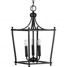 Progress P500213-031 - Black Three-Light Foyer