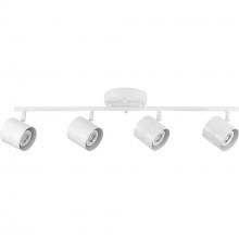 Progress P900014-028 - Kitson Collection Satin White Four-Head Multi-Directional Track