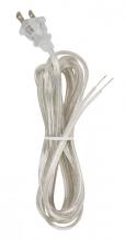 Satco Products Inc. 90/2184 - 18/2 SPT-2-105C All Cord Sets - Molded Plug - Tinned Tips 3/4" Strip with 2" Slit 36"